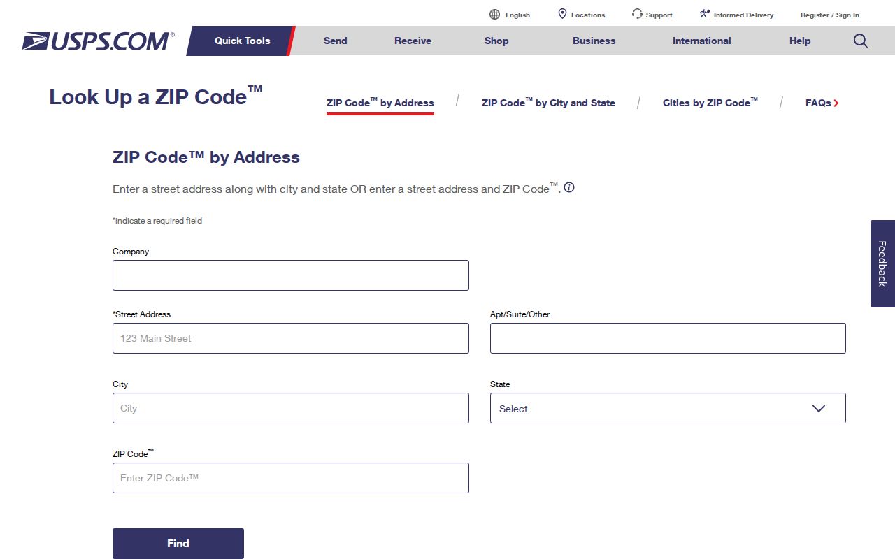 Baldwin County ZIP code directory USPS address lookup